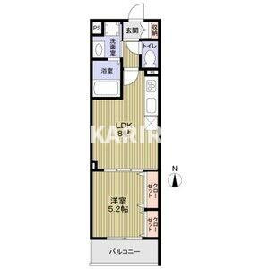フォレストクリエオーレ諸口の間取り