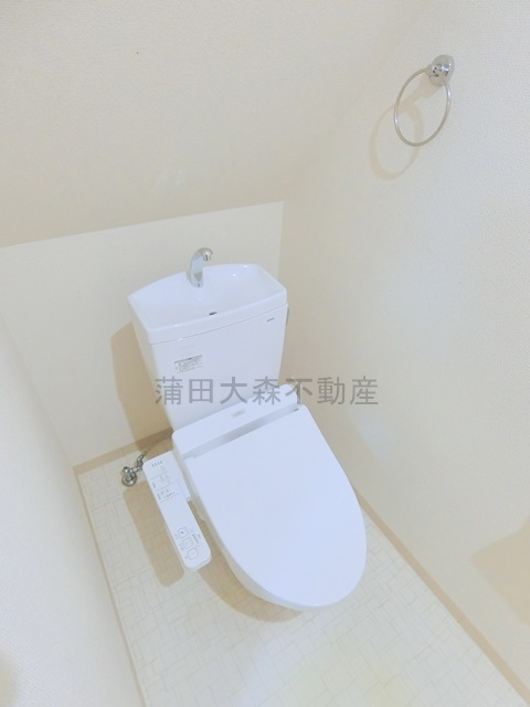 ジョポック仲六郷のトイレ|温水洗浄便座付きのトイレ