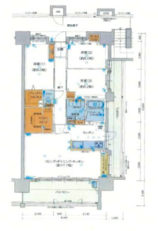 【間取り】 | ヴェルディ三吉町クアルタ