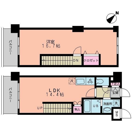 【間取り】 | ルーチェ茗荷谷