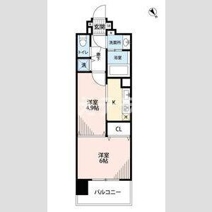 M’sレジデンス神戸の間取り