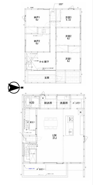 逗子市久木８丁目　新築戸建　全１棟の間取り