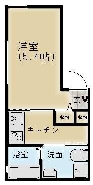 オカチコートの間取り|間取りです。