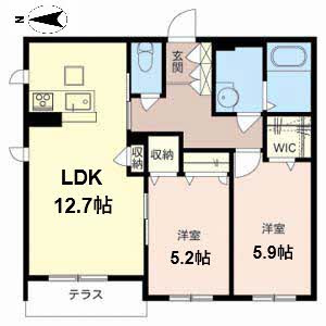 【間取り】 | クラヴィーア上野芝