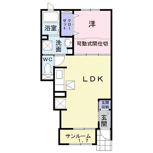 【仲介手数料：50％OFF】対象物件！の間取り
