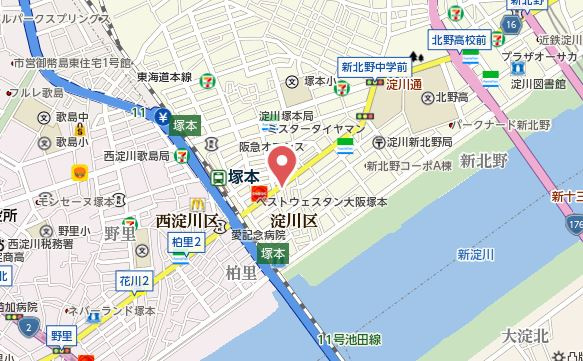 【地図】 | プロシード大阪西バロンドール
