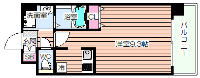 【間取り】 | プロシード大阪西バロンドール