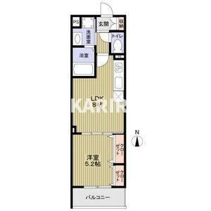 フォレストクリエオーレ諸口の間取り