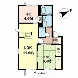 【間取り】 | DAIKENN浜寺南町 | ２ＬＤＫ