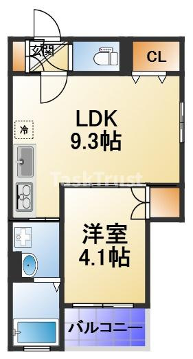 【間取り】 | トップヒル森河内