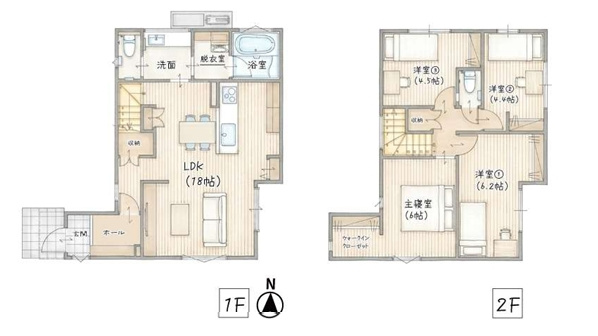 kiraku　筑紫野市原田4丁目1号棟