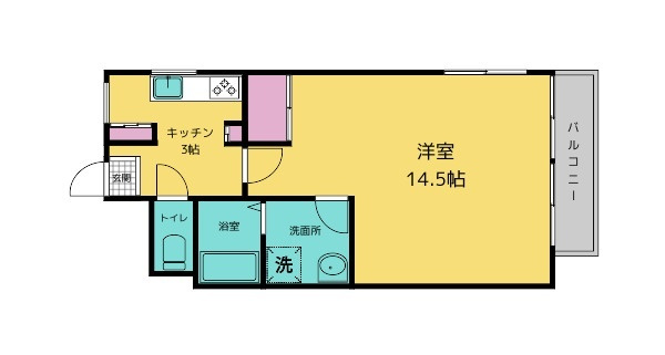 オルボス壱分の間取り