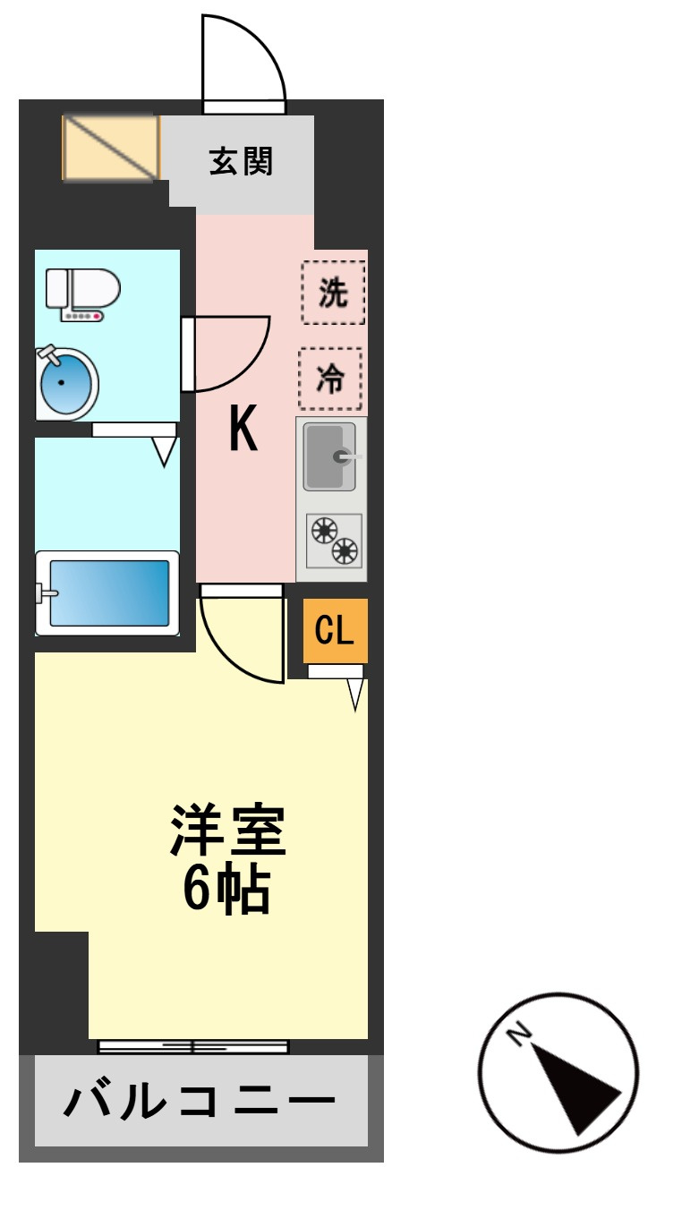 GENOVIA青砥skygardenの間取り