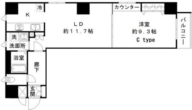 メゾン　ASAKUSA　G3の間取り