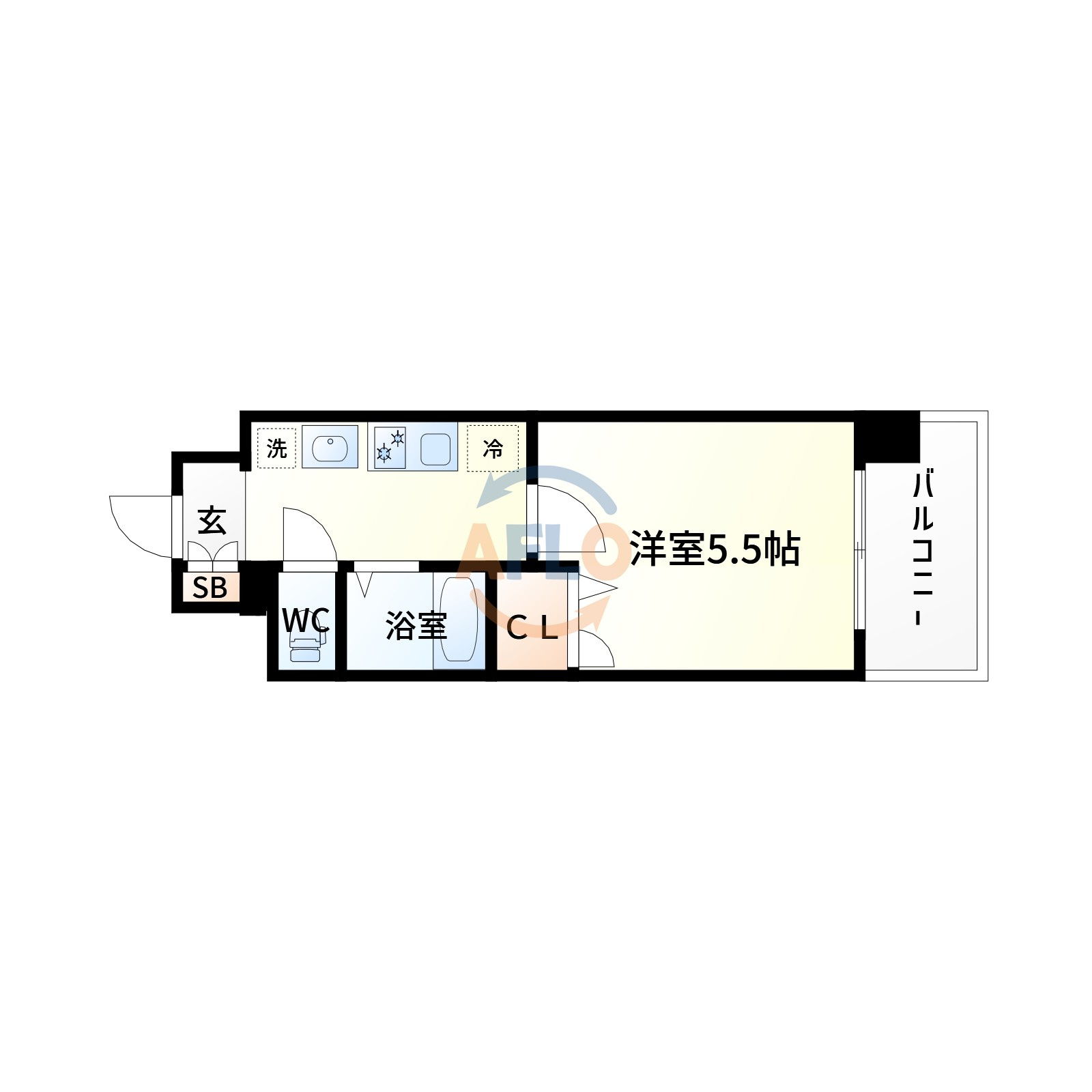 エスリード新大阪SOUTHの間取り|エスリード新大阪SOUTH　間取り
