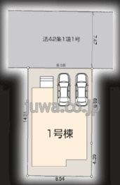 【新河岸駅】川越市氷川町の区画図