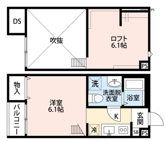 【間取り】 | Gluck 大宮公園 | 間取りです。