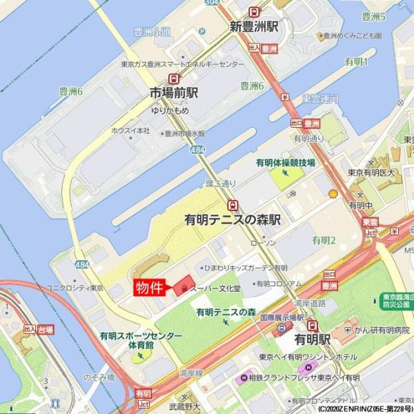 Ｂｒｉｌｌｉａ　有明　Ｓｋｙ　Ｔｏｗｅｒの地図