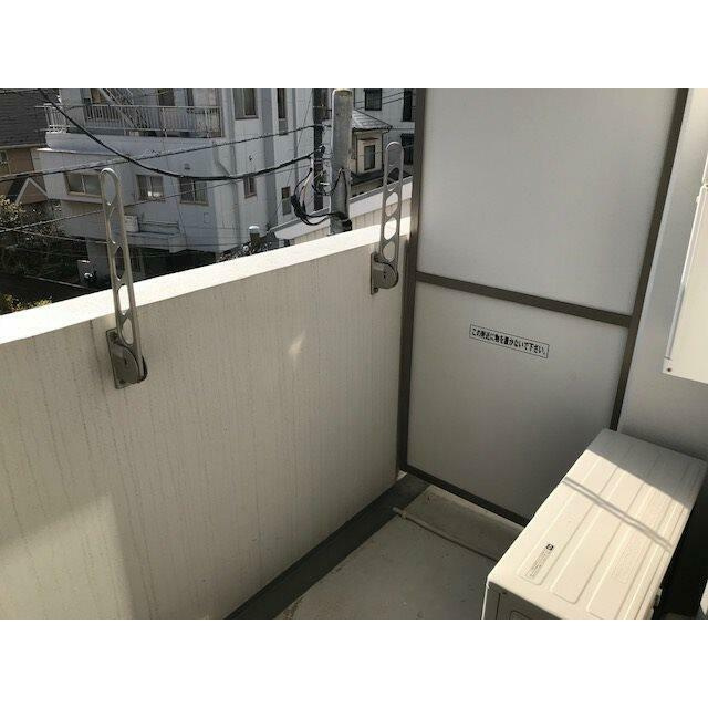 サウスコートのバルコニー
