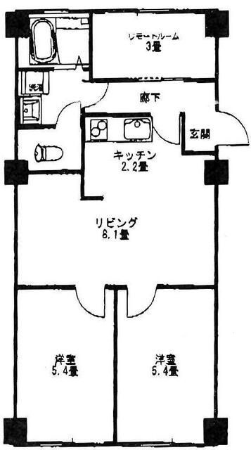 ＷＯＯＤＥＮ　ＢＥＬＬ（ウッデン　ベル）の間取り