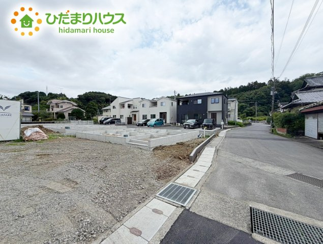 いわき市仁井田町　新築戸建　1号棟の前面道路含む現地写真|閑静な住宅地で叶える穏やかな新生活☆彡