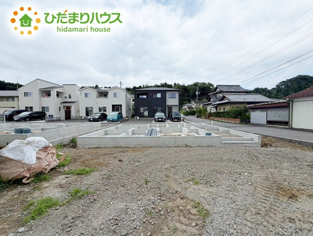 いわき市仁井田町　新築戸建　3号棟の外観|小中学校が近く、お子様の通学も安心♪