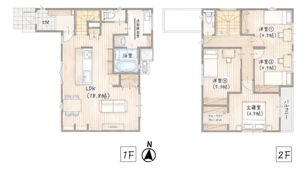 kiraku　筑紫野市原田4丁目4号棟