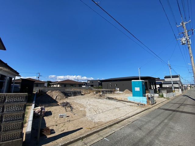 【新築戸建て】秋田市土崎港中央第5　1号棟の外観|2026年8月3日撮影