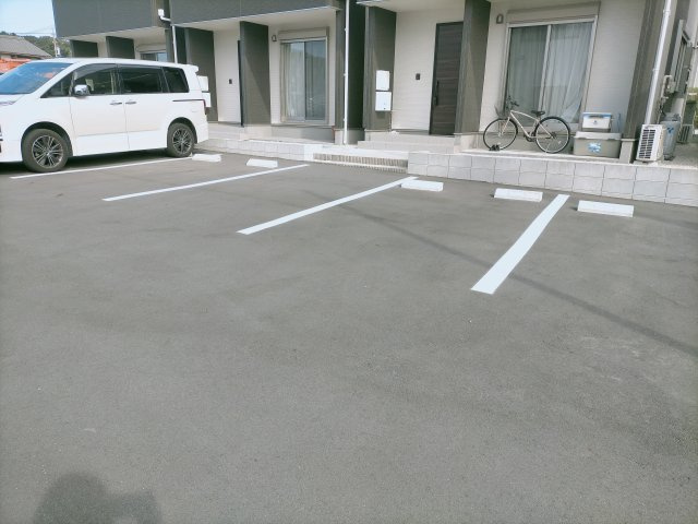 リーブルファイン中大流の駐車場