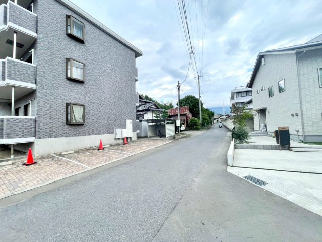 中野市三好町　ヒルズガーデン三好町の前面道路含む現地写真|建築条件なし！いつでも見学可能です♪お問合せは＜Tel 026-477-7419＞まで♪