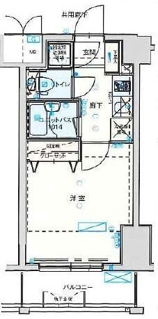 バージュアル横濱鶴見の間取り|間取りです。