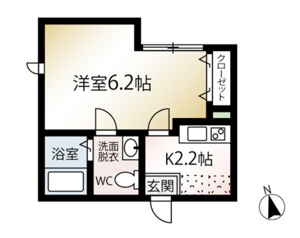MQuarto船堀Iの間取り