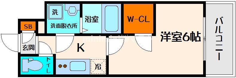 エスリード大阪城の間取り