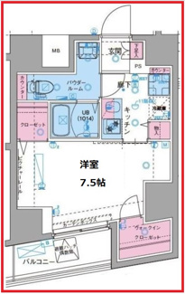 【間取り】 | ジェノヴィア駒込駅グリーンヴェール