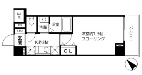 スカイパル・Ｙの間取り