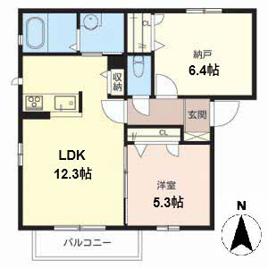 【間取り】 | メゾン与兵衛