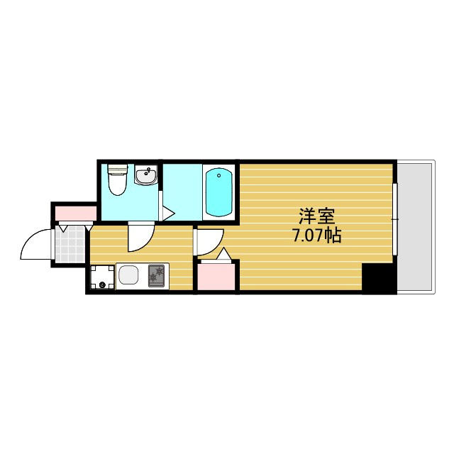 アリビオ江坂南金田の間取り