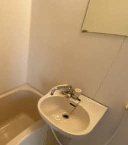 藤沢市善行２丁目のアパートの洗面所