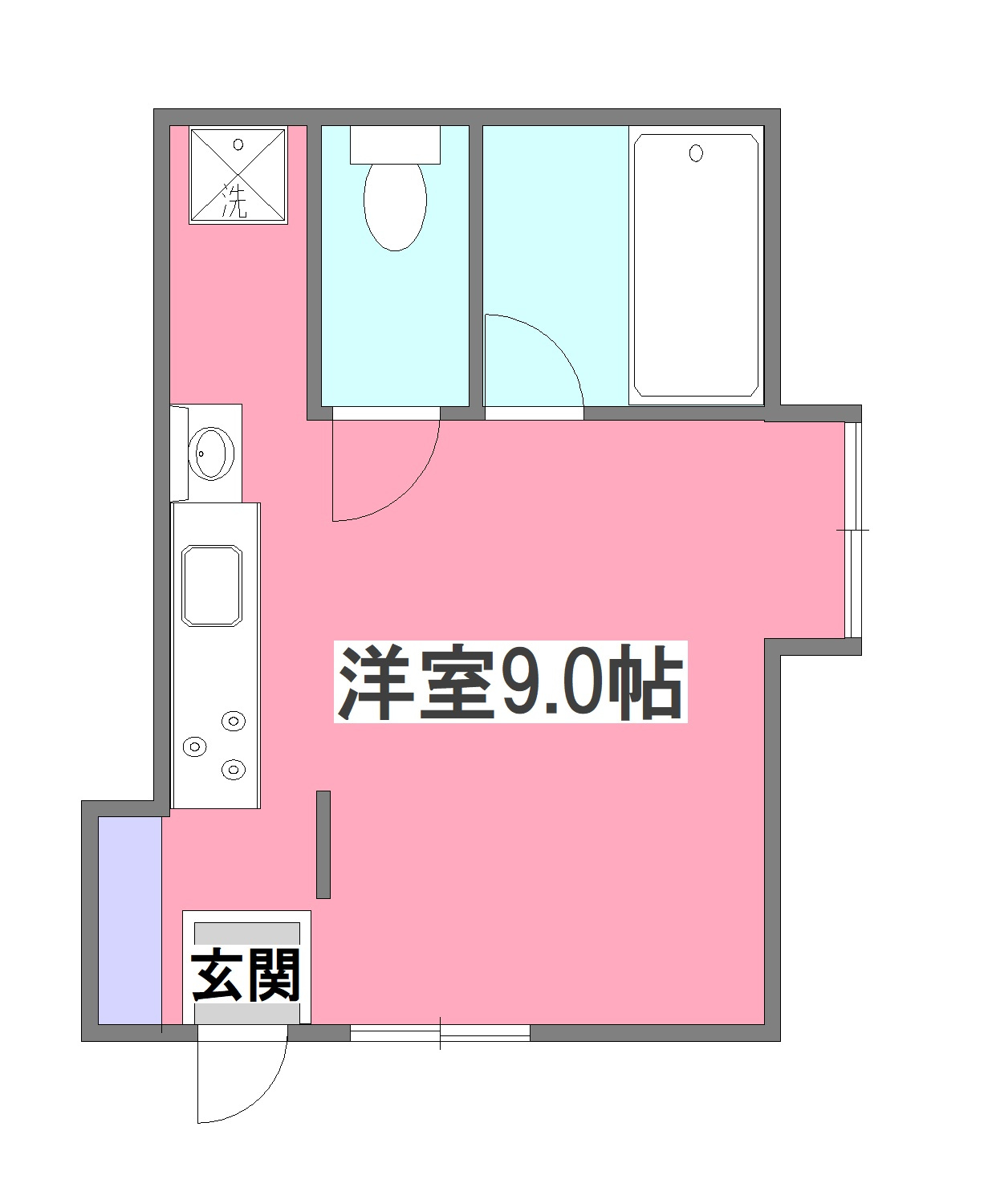 ＵＮＳコーポの間取り