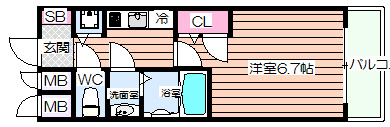【間取り】 | アクアプレイス福島EYE