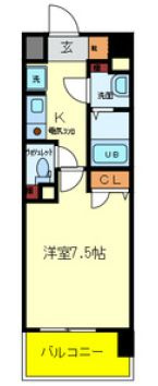 ファミールリブレ梅田東の間取り