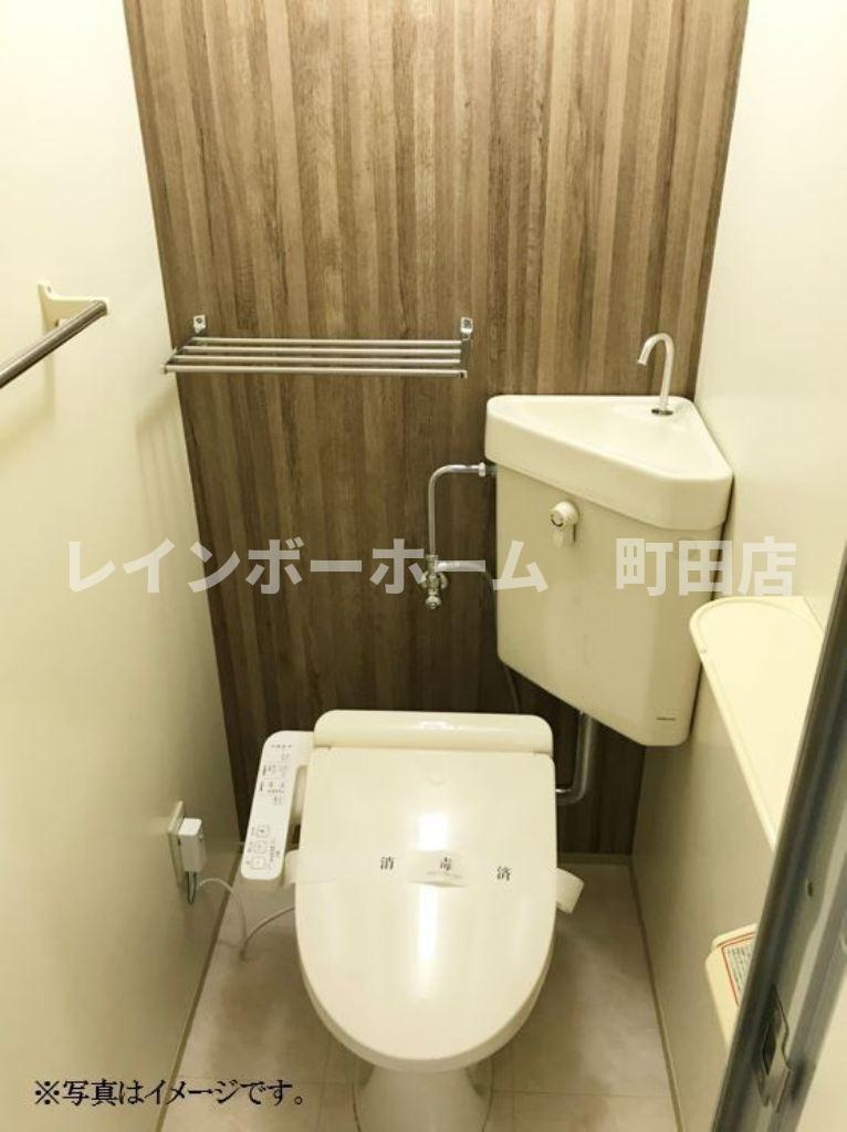 ラグゼナ本厚木※初期費用分割後払いサービス利用可能物件のトイレ