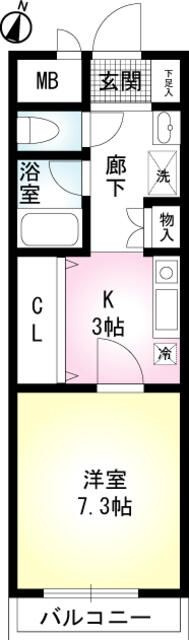 本町アンディの間取り