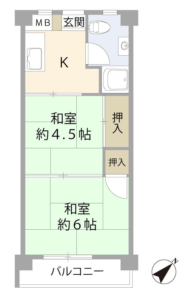 行徳マンションの間取り