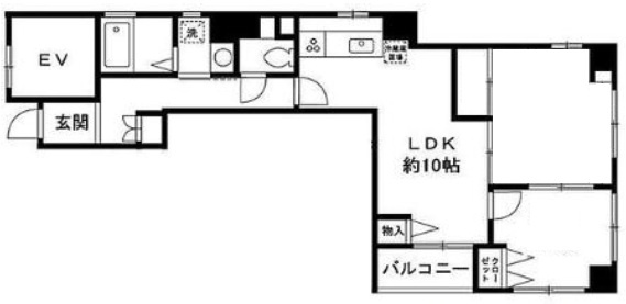カーサマジカル浅草の間取り|間取りです。