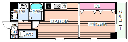 【間取り】 | ビエラ江戸堀