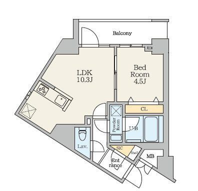 【間取り】 | Ｓ－ＲＥＳＩＤＥＮＣＥ曳舟ｂｅｒｅｎｚａ