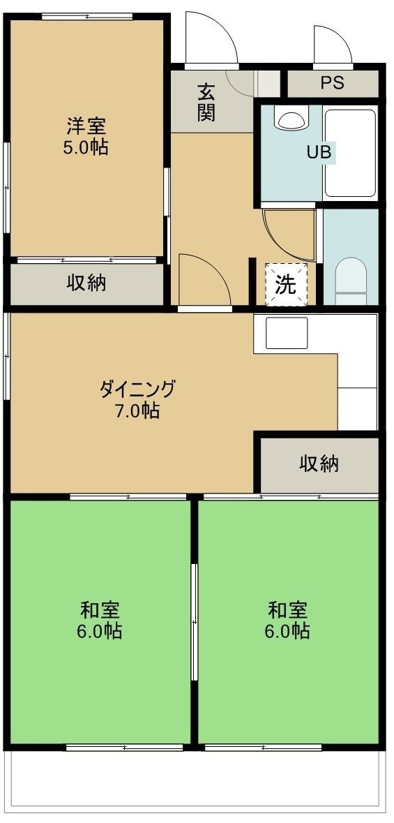 煉瓦館京極の間取り