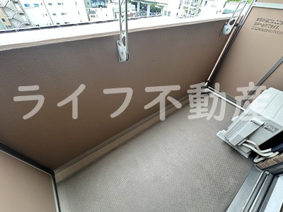 プレサンス大阪城公園パークプレイスのバルコニー|バルコニー付きです