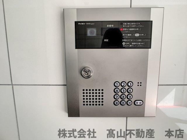 宗像市赤間駅前１丁目の賃貸マンションのセキュリティ